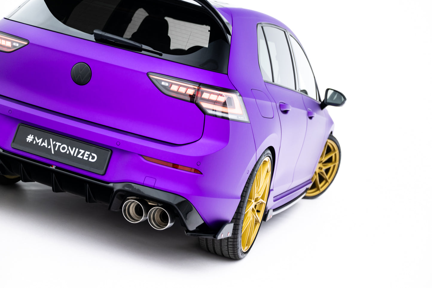 Set of Splitters V.4 Volkswagen Golf R Hatchback Mk8 Facelift