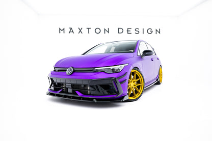 Set of Splitters V.4 Volkswagen Golf R Hatchback Mk8 Facelift