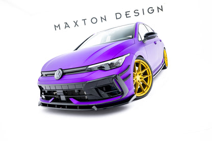 Set of Splitters V.5 Volkswagen Golf R Hatchback Mk8 Facelift