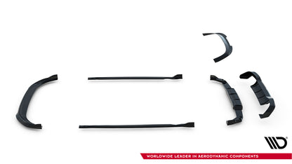Set of Splitters V.6 Volkswagen Golf R Hatchback Mk8 Facelift