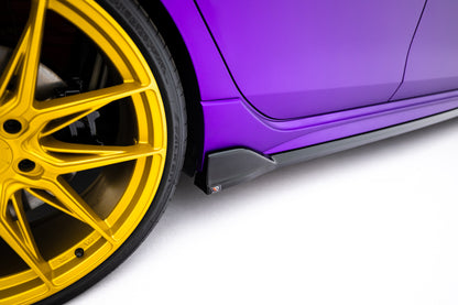 Set of Splitters V.6 Volkswagen Golf R Hatchback Mk8 Facelift