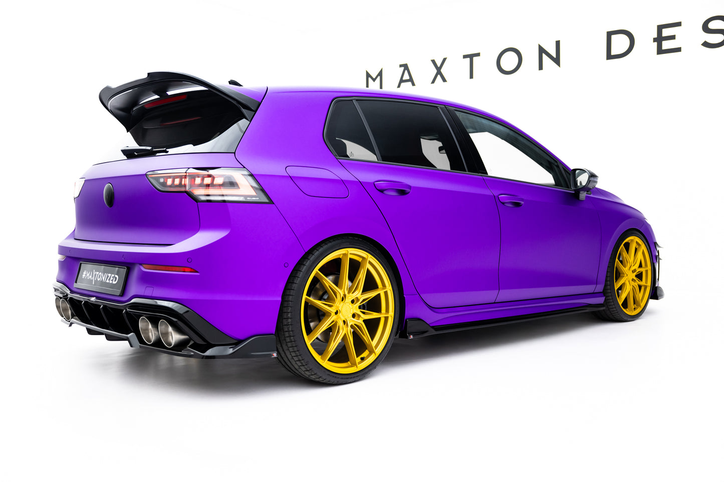 Set of Splitters V.6 Volkswagen Golf R Hatchback Mk8 Facelift