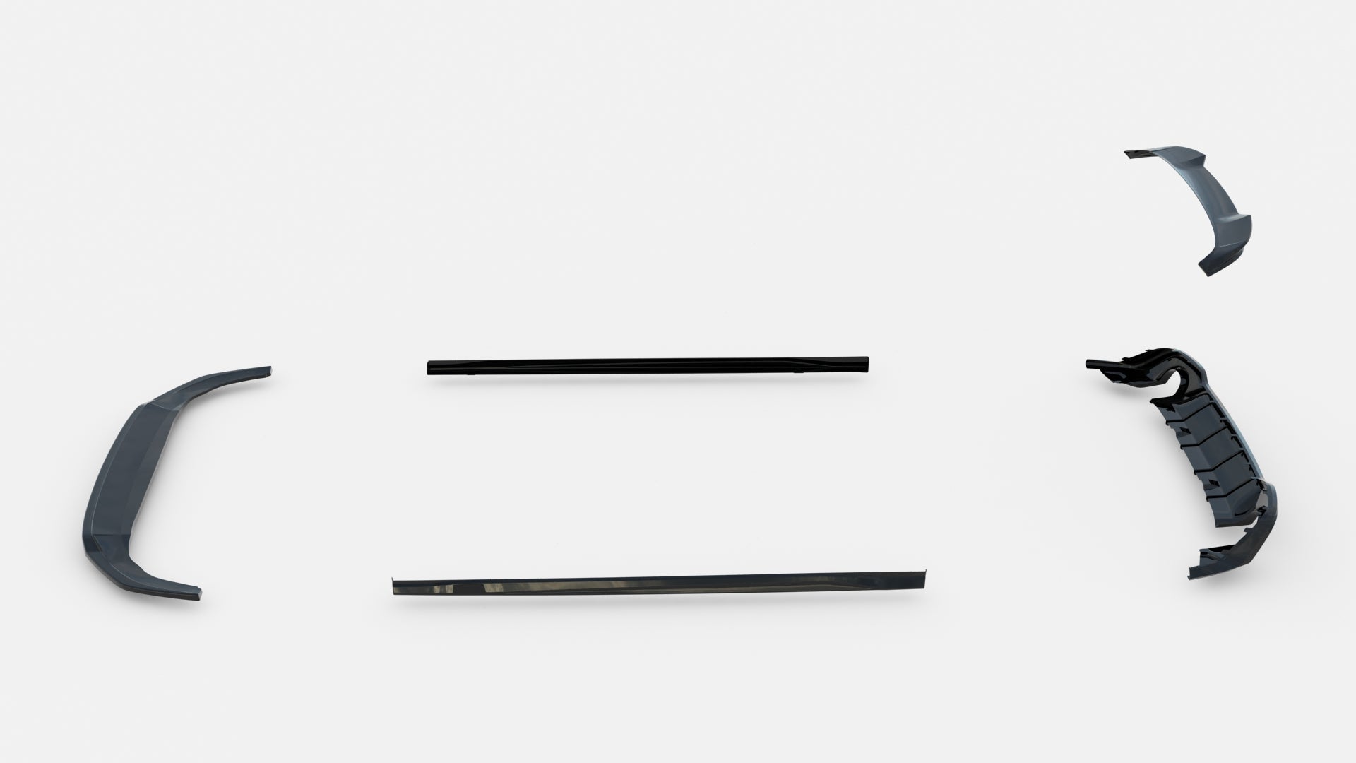 Set of Splitters Volkswagen Golf GTI Mk8