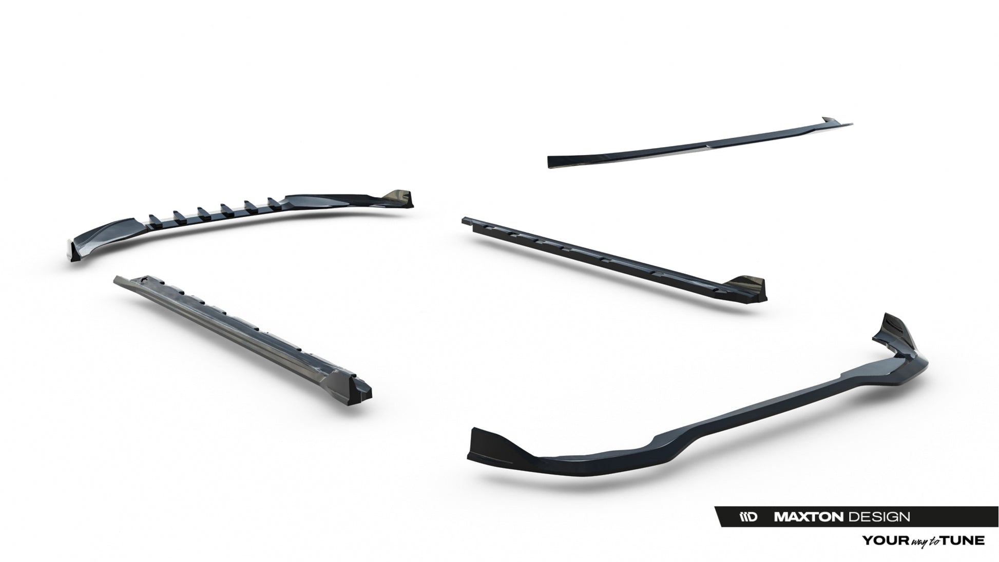 Set of Splitters Volkswagen Golf Hatchback Mk8 Facelift