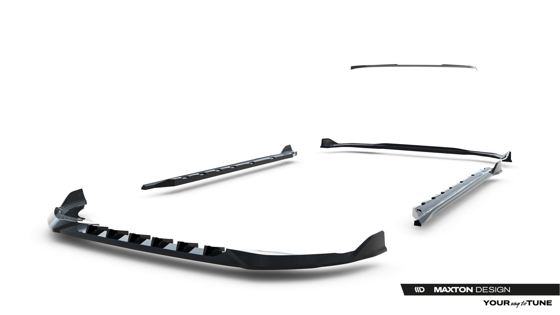 Set of Splitters Volkswagen Golf Hatchback Mk8 Facelift