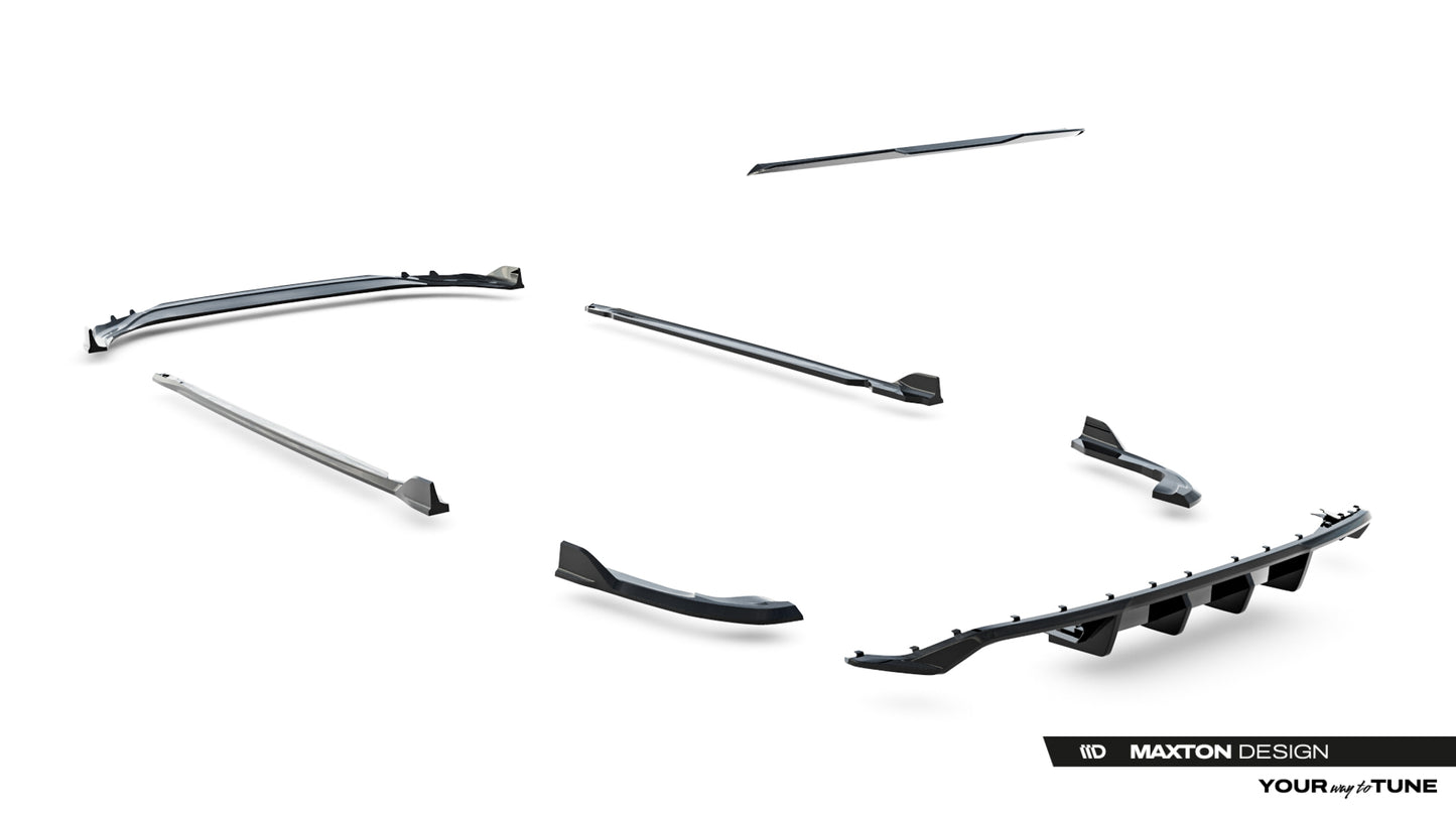 Set of Splitters Volkswagen Golf R Variant Mk8 Facelift