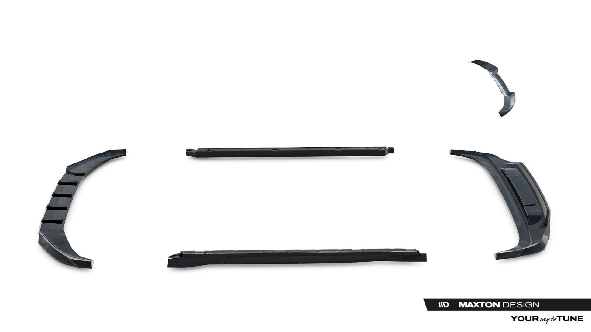 Set of Splitters Volkswagen Tiguan R-Line Mk3