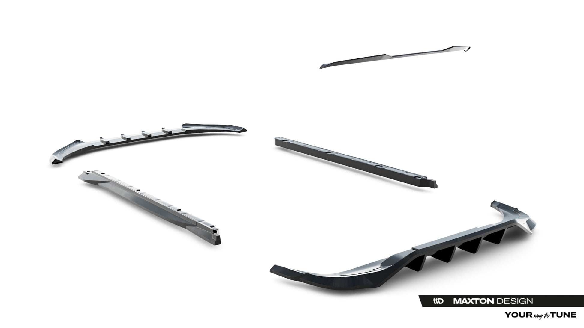Set of Splitters Volkswagen Tiguan R-Line Mk3