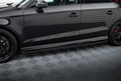 Side Skirts Diffusers Audi RS3 Sedan 8V Facelift