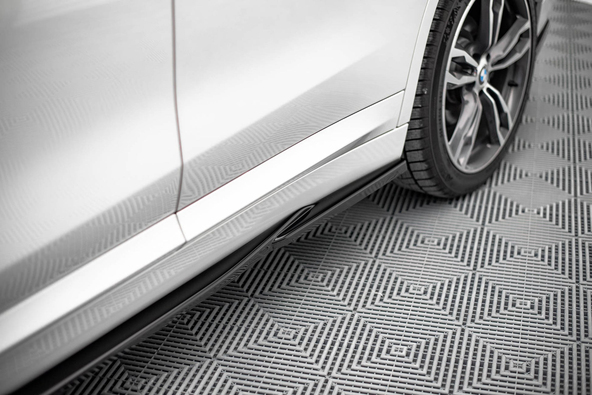 Side Skirts Diffusers BMW X1 M-Pack F48 / F48 Facelift