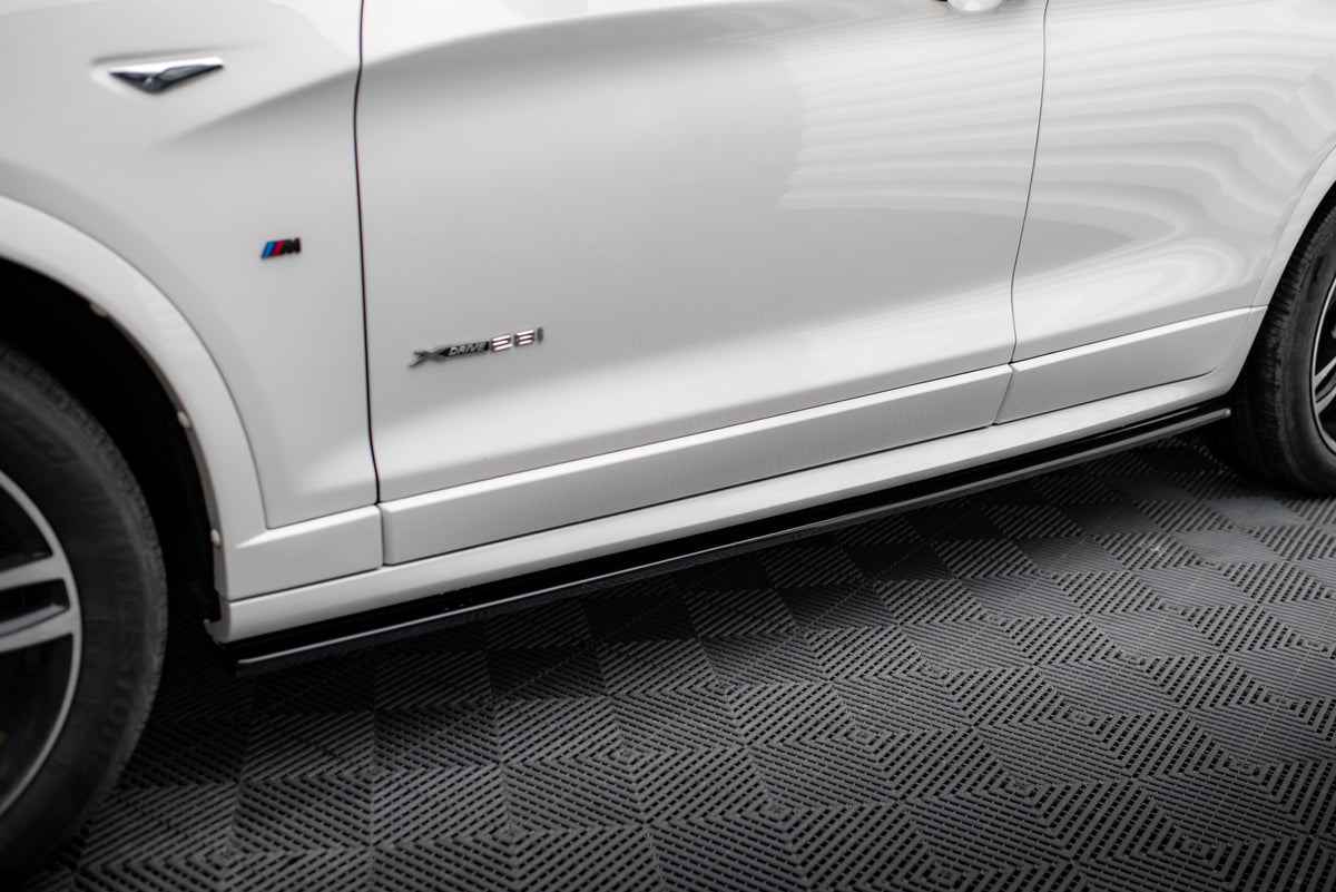 Side Skirts Diffusers BMW X3 M-Pack F25 Facelift