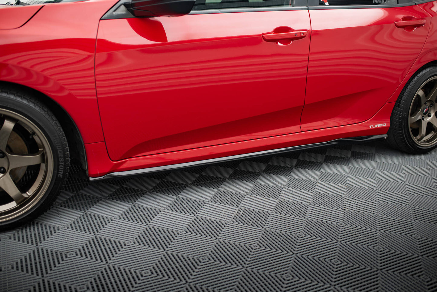 Side Skirts Diffusers Honda Civic SI Mk10