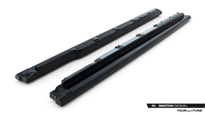 Side Skirts Diffusers Lexus RX F-Sport Mk4 Facelift (version without OEM step rails)