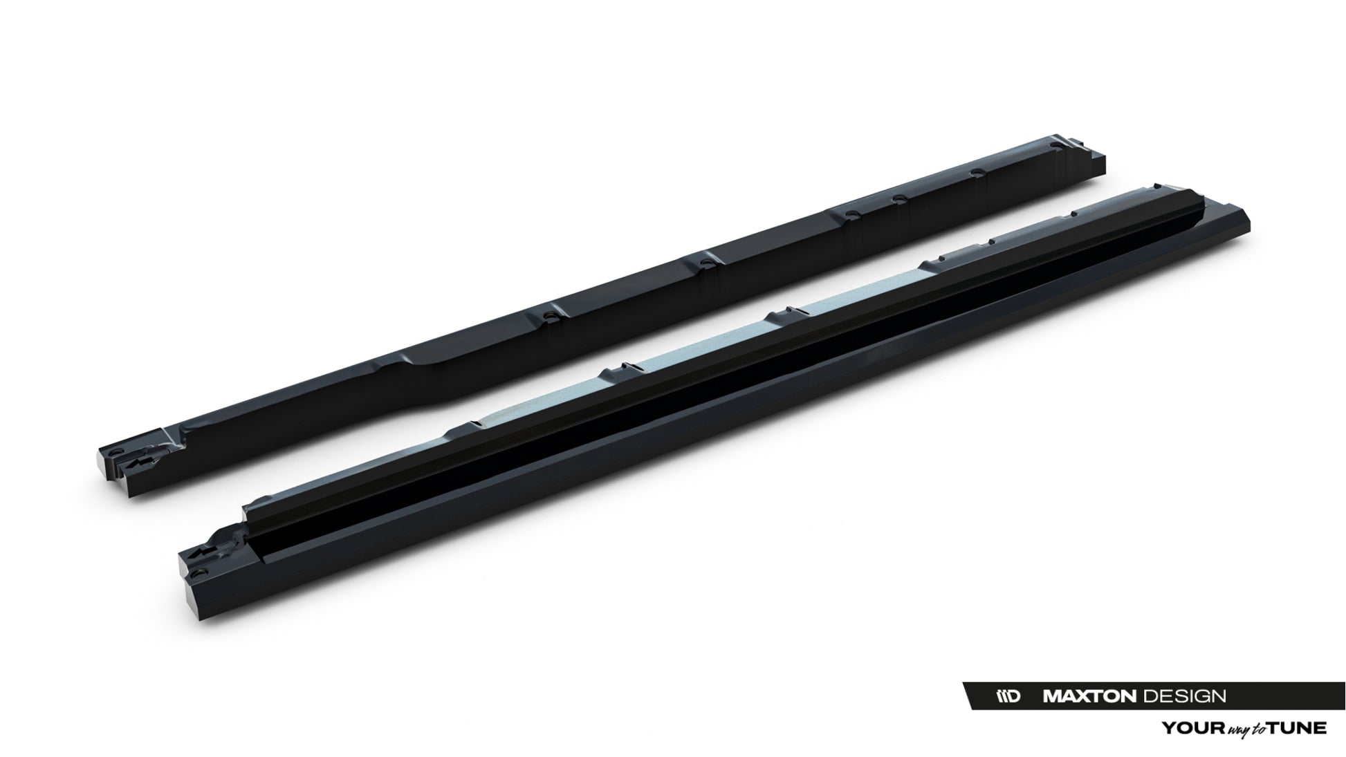 Side Skirts Diffusers Lexus RX F-Sport Mk4 Facelift (version without OEM step rails)