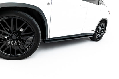 Side Skirts Diffusers Lexus RX F-Sport Mk4 Facelift (version without OEM step rails)