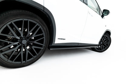 Side Skirts Diffusers Lexus RX F-Sport Mk4 Facelift (version without OEM step rails)