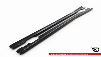 Side Skirts Diffusers Mercedes-Benz C Coupe / Sedan / Estate  AMG-Line C204 / W204 Facelift / S204 Facelift
