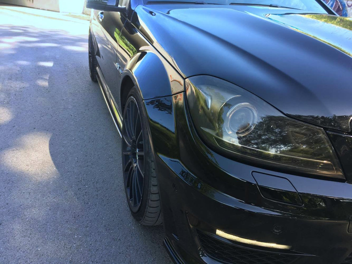 Side Skirts Diffusers  Mercedes-Benz C63 AMG Sedan / Estate W204 Facelift / S204 Facelift