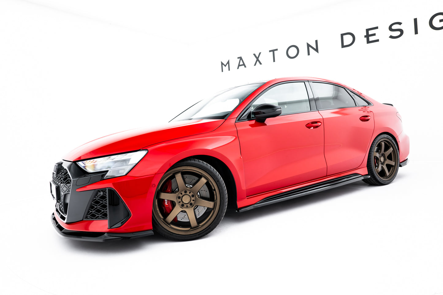 Side Skirts Diffusers V.1 Audi RS3 Sedan 8Y / 8Y Facelift