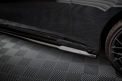 Side Skirts Diffusers V.1 BMW 740d xDrive M-pack / 740i xDrive M-Pack G70