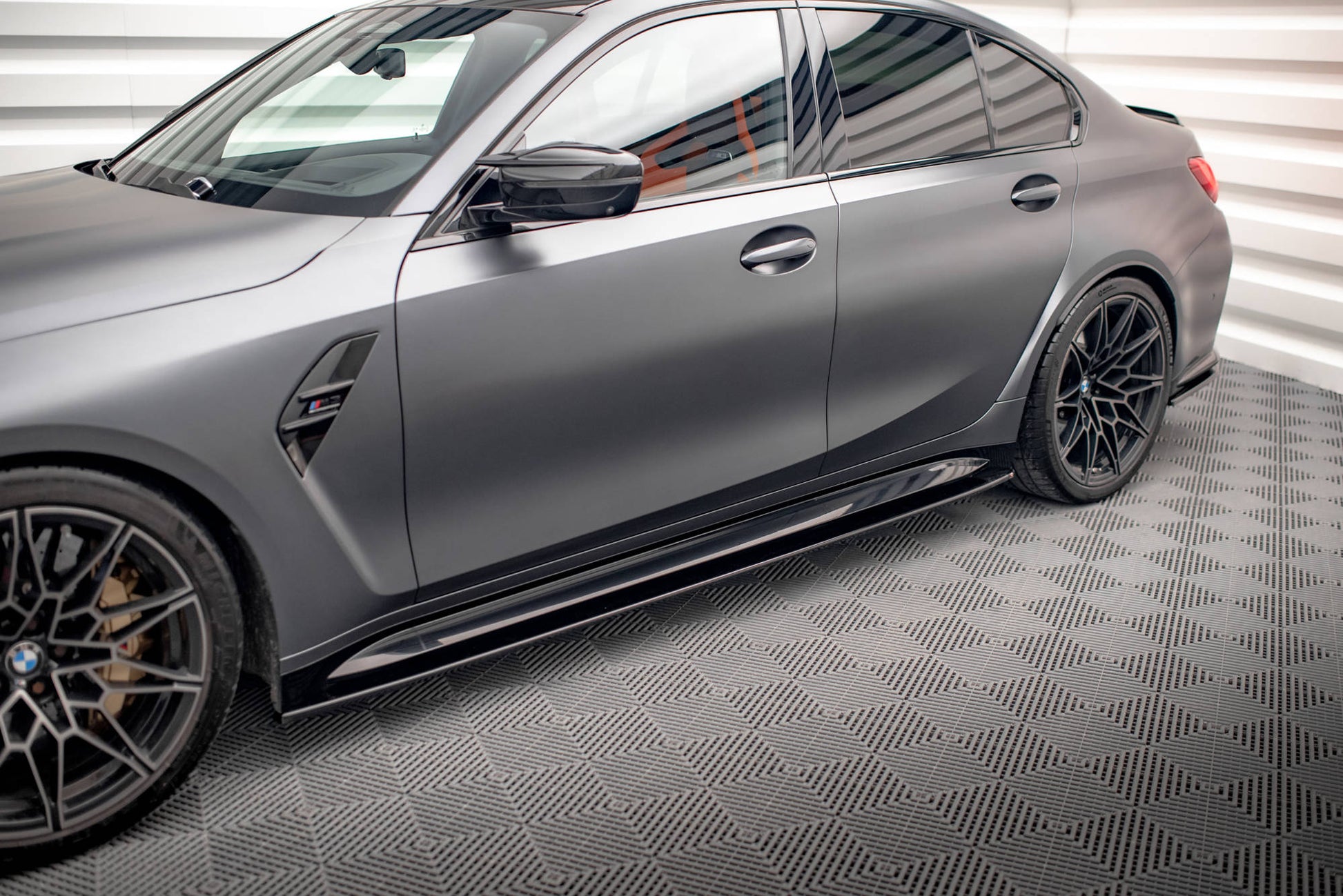 Side Skirts Diffusers V.1 BMW M3 Sedan / Touring G80 / G81