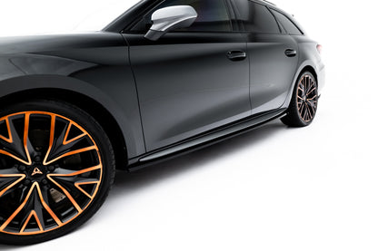 Side Skirts Diffusers V.1 Cupra Leon ST / Hatchback  Aero Mk1 Facelift