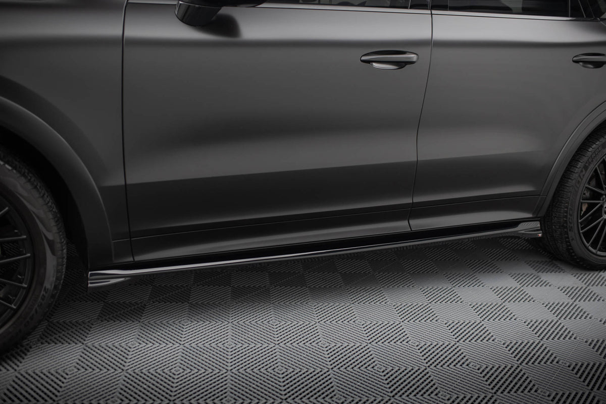 Side Skirts Diffusers Porsche Cayenne Sport Design Mk3 SUV / Coupe Mk3 Facelift