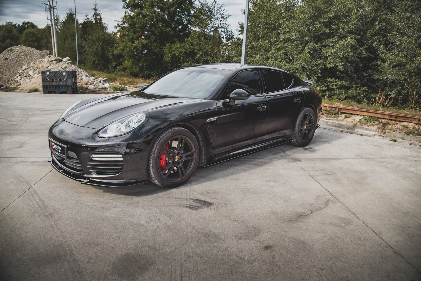 Side Skirts Diffusers V.1 Porsche Panamera Turbo 970 Facelift