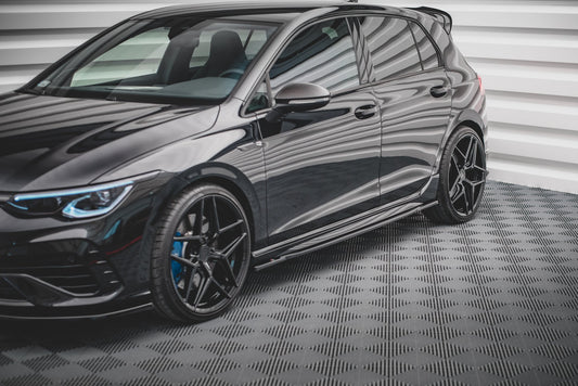 Side Skirts Diffusers V.1 Volkswagen Golf R Hatchback Mk8
