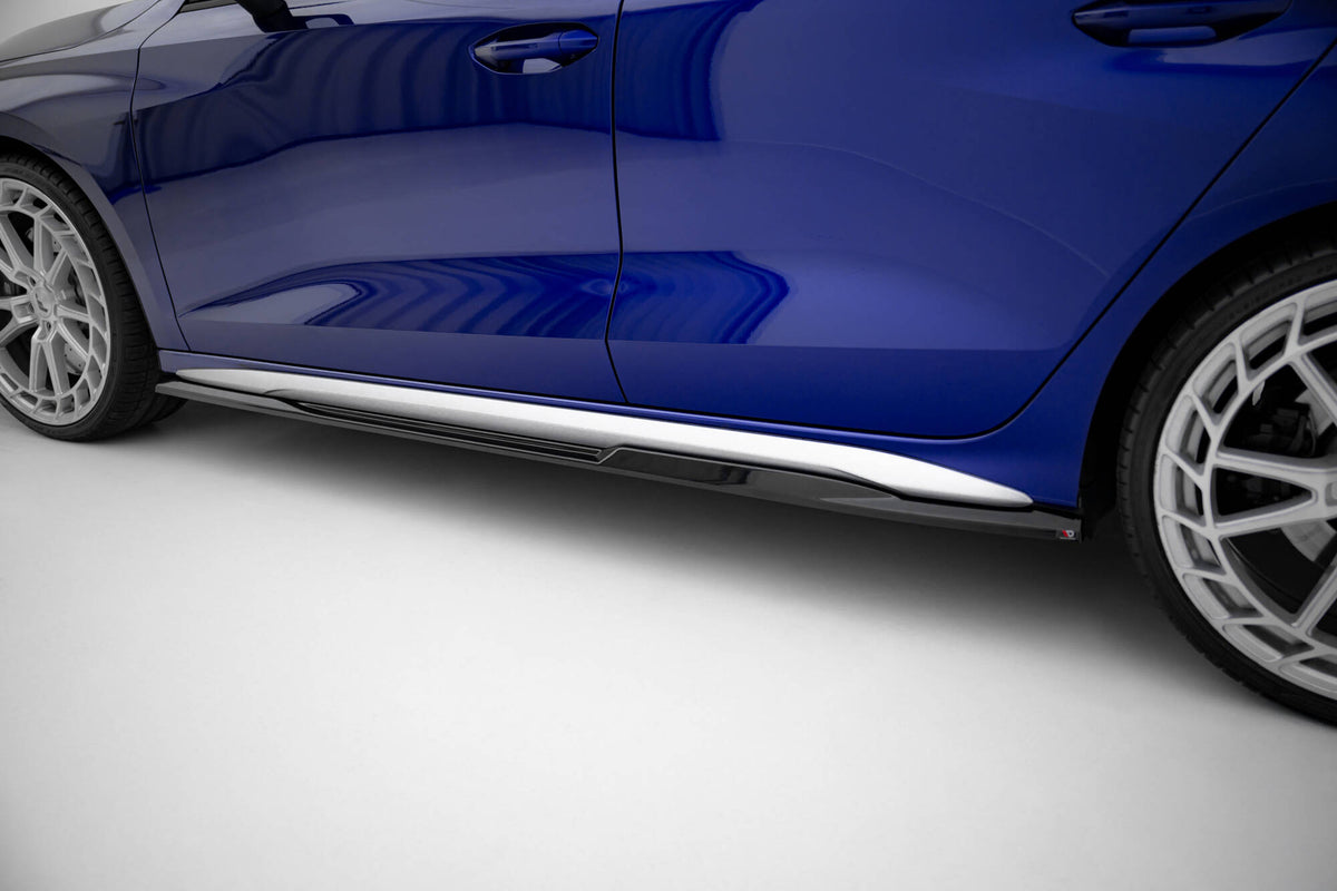 Side Skirts Diffusers V.2 Audi A3 S-Line Sedan / S3 Sedan 8Y / 8Y Facelift