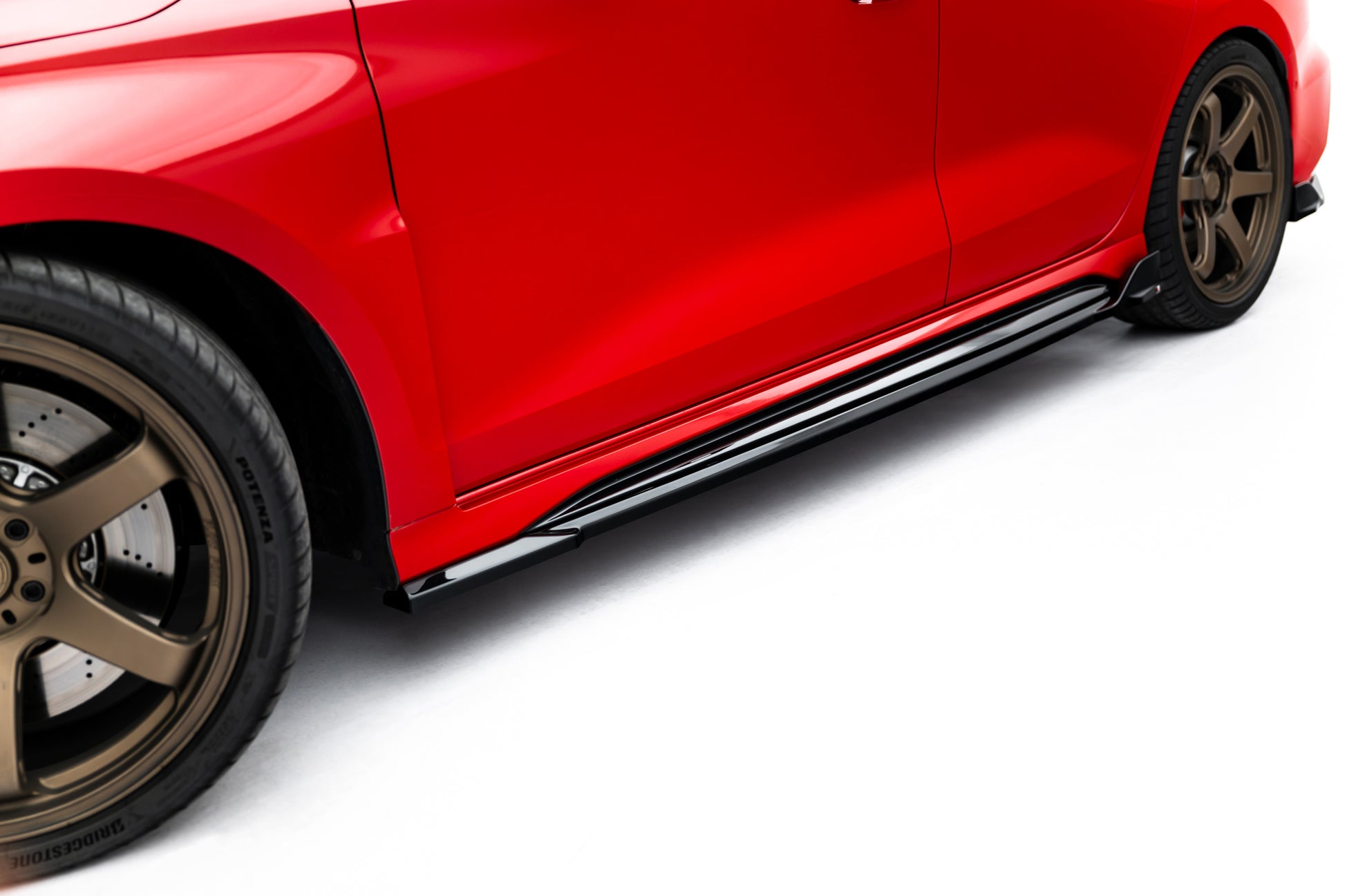 Side Skirts Diffusers V.2 Audi RS3 Sedan 8Y / 8Y Facelift