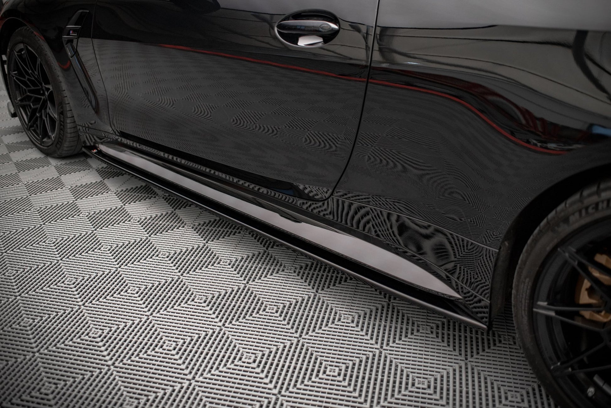 Side Skirts Diffusers V.2 BMW M4 G82 / G82 Facelift