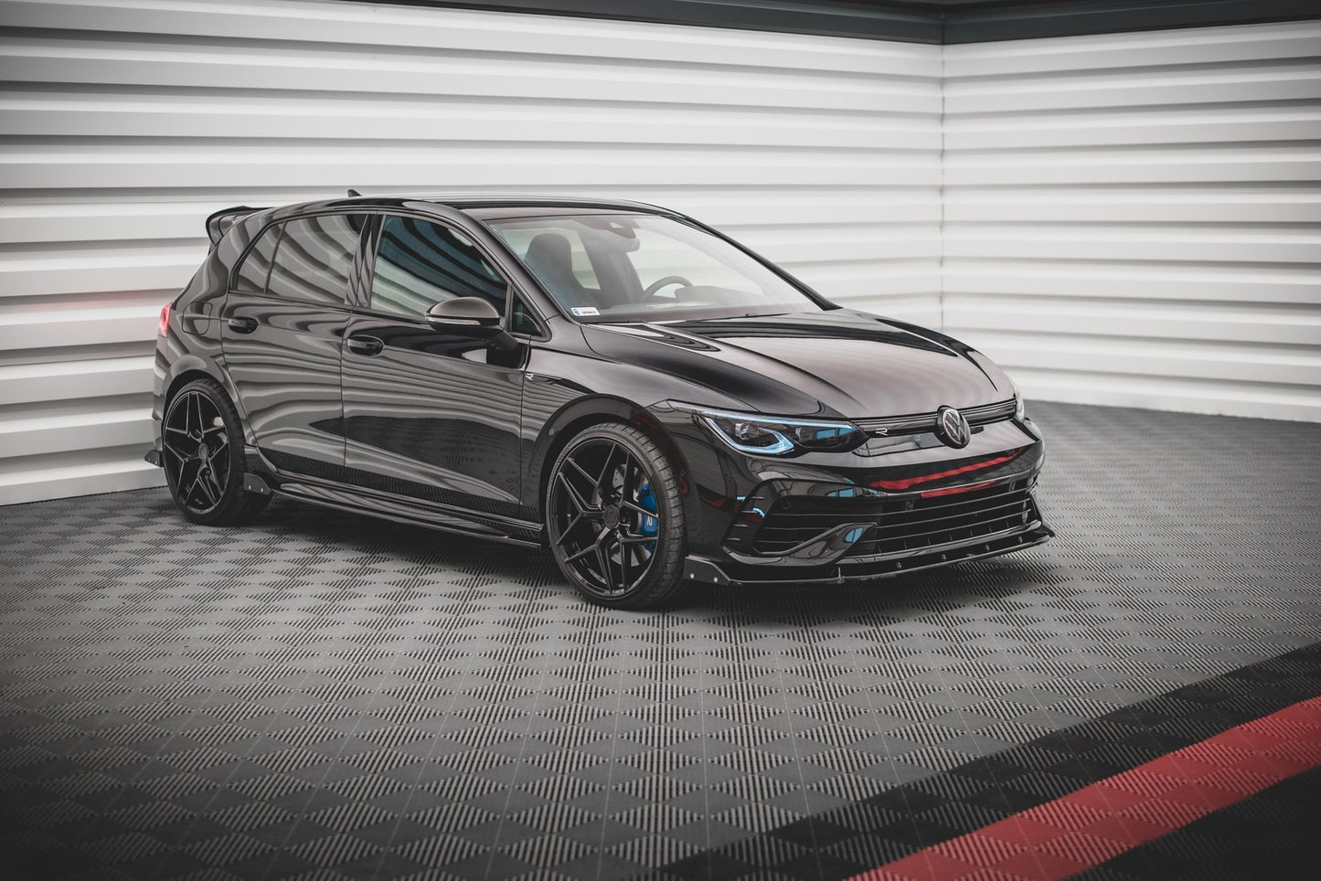 Side Skirts Diffusers V.2 + Flaps Volkswagen Golf R Hatchback Mk8