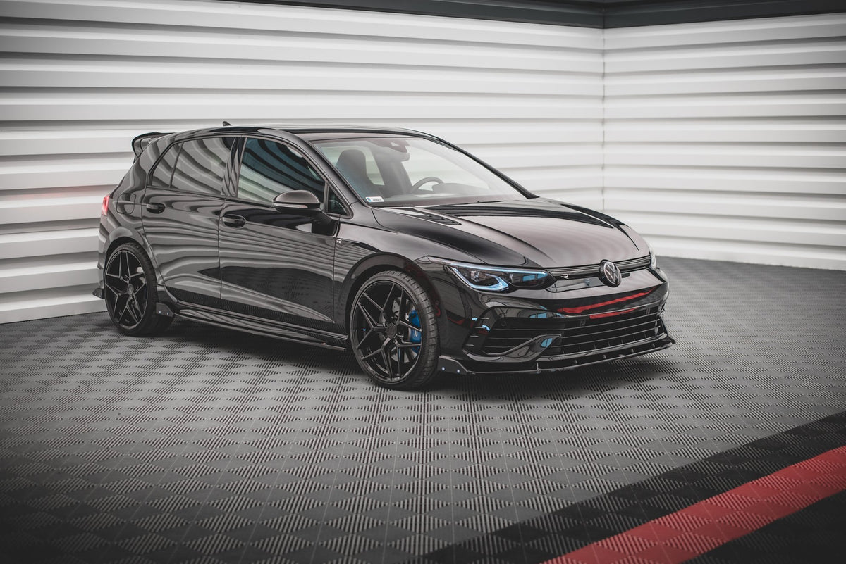 Side Skirts Diffusers V.2 + Flaps Volkswagen Golf R Hatchback Mk8