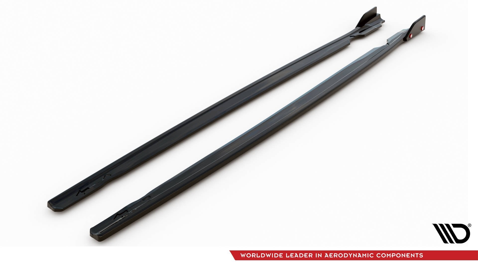 Side Skirts Diffusers V.2 + Flaps Volkswagen Golf R Hatchback Mk8 Facelift