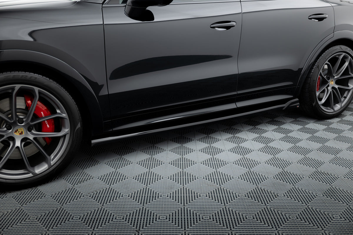 Side Skirts Diffusers Porsche Cayenne Sport Design Mk3 SUV / Coupe Mk3 Facelift