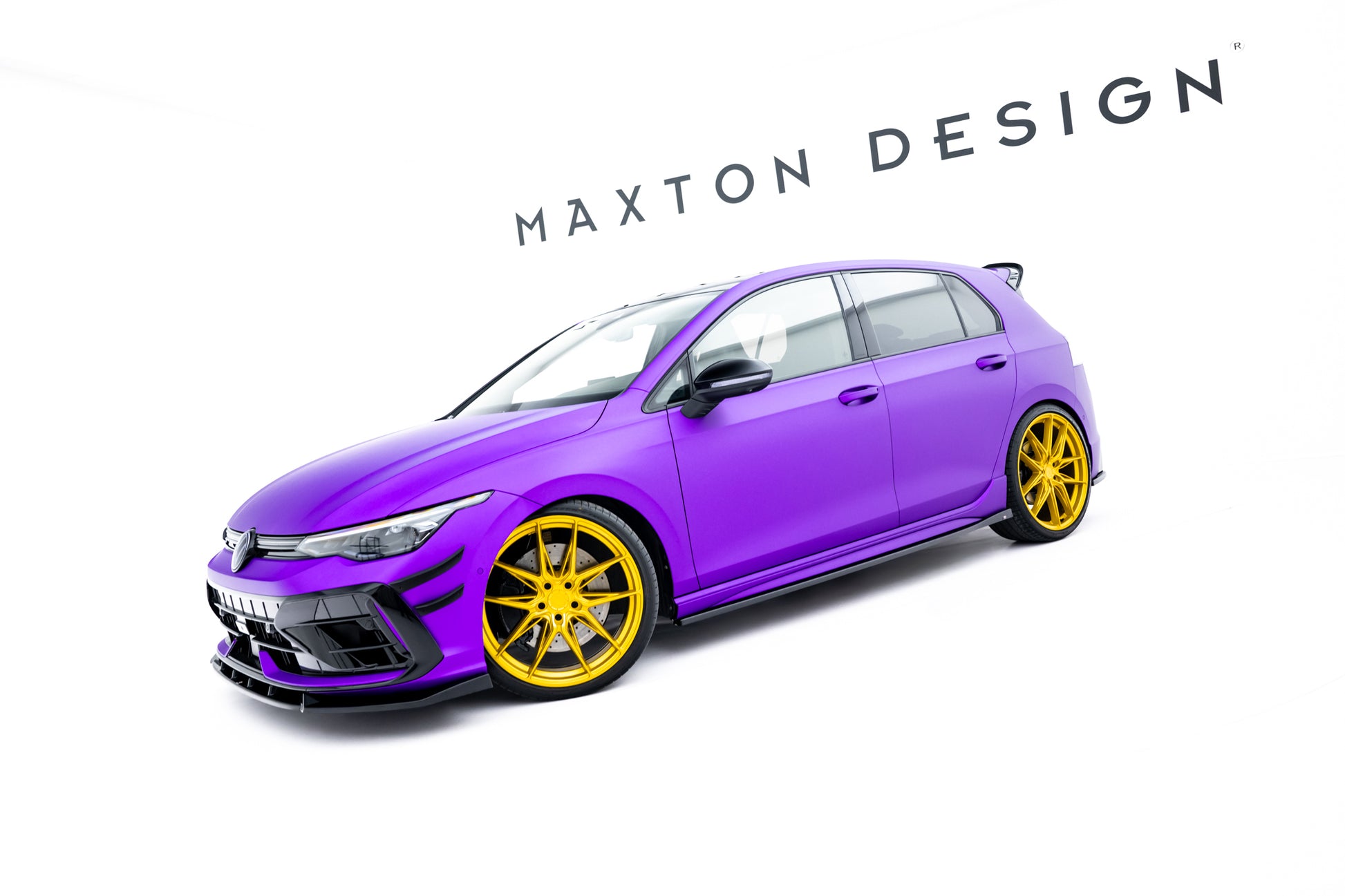 Side Skirts Diffusers V.2 Volkswagen Golf R Hatchback Mk8 Facelift