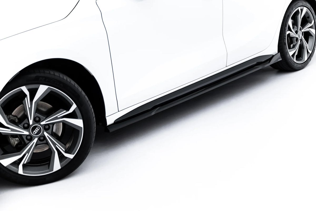 Side Skirts Diffusers V.3 Audi S3 Sportback / A3 S-line Sportback 8Y / 8Y Facelift