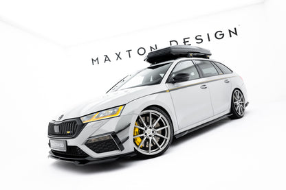 Side Skirts Diffusers V.3 Skoda Octavia RS Liftback / Combi Mk4