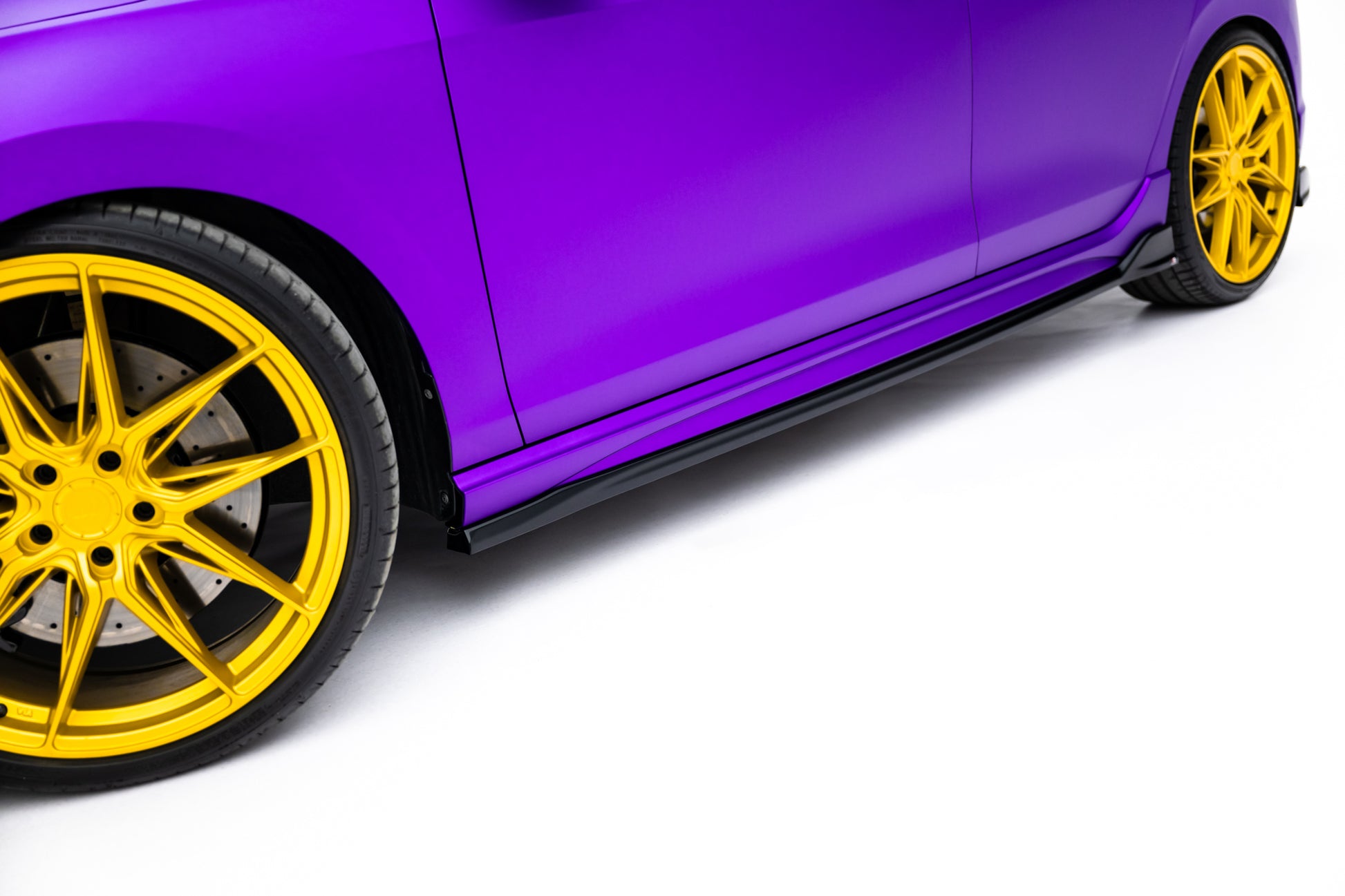 Side Skirts Diffusers V.4 Volkswagen Golf R Hatchback Mk8 / Mk8 Facelift