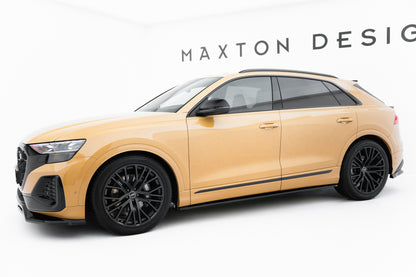 Side skirts Diffusers  V.1 Audi Q8 Mk1 Facelift
