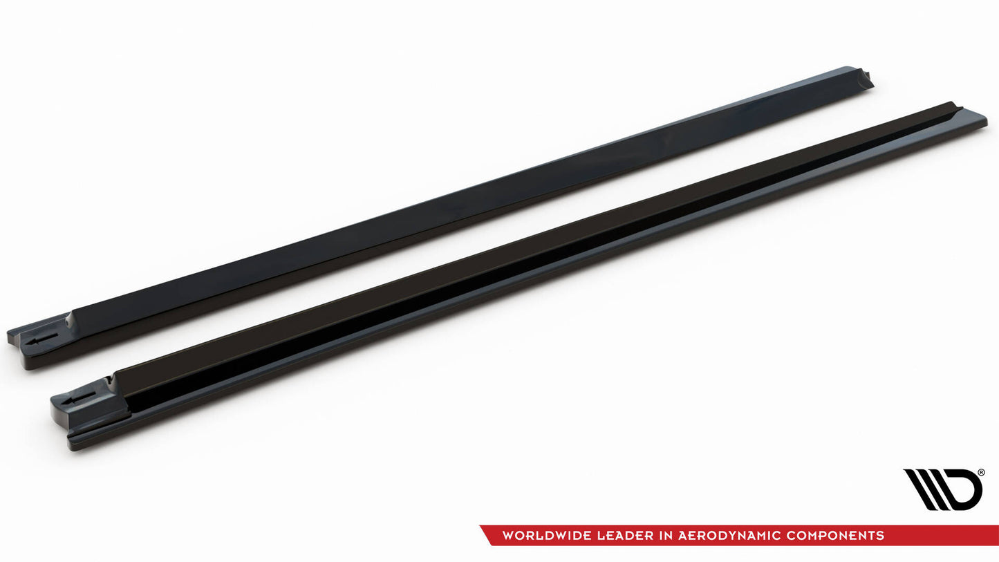 Side skirts Diffusers  V.1 Audi Q8 S-line / SQ8 Mk1 Facelift