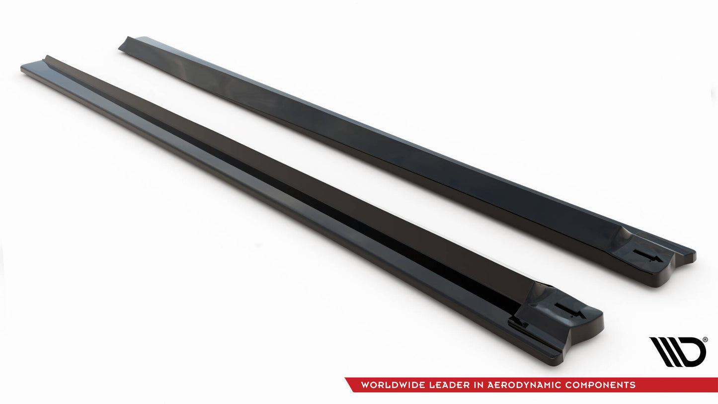 Side skirts Diffusers  V.1 Audi Q8 S-line / SQ8 Mk1 Facelift