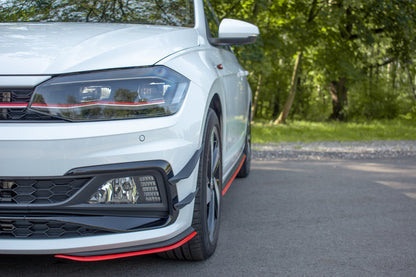 Splittery Przednie Boczne Volkswagen Polo GTI / R-line Mk6