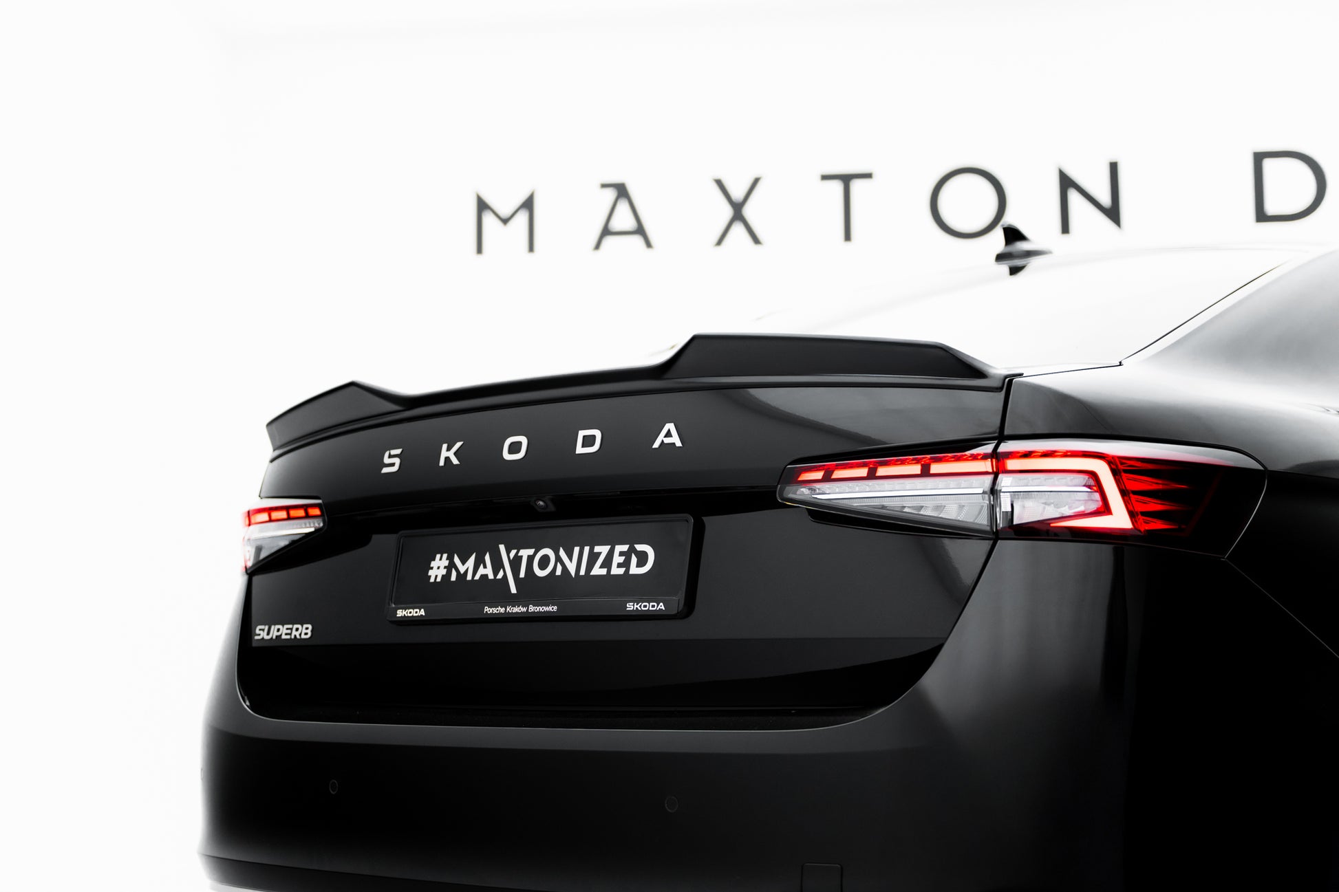 Spoiler Cap 3D Skoda Superb Standard / Sportline Sedan Mk4