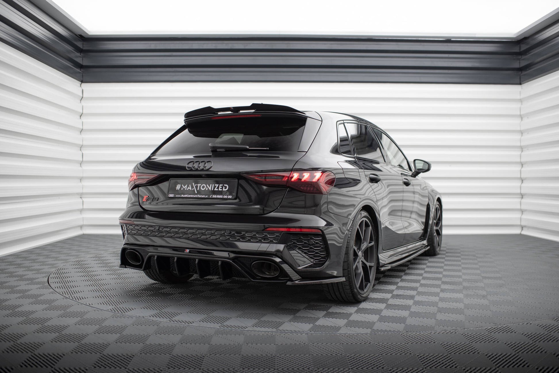 Spoiler Cap V.2 Audi RS3 / S3 / A3 S-Line Sportback 8Y / 8Y Facelift