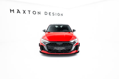 Street Pro Front Splitter + Flaps Audi RS3 Sedan 8Y Facelift