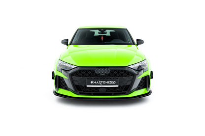 Street Pro Front Splitter + Flaps Audi RS3 Sportback 8Y Facelift