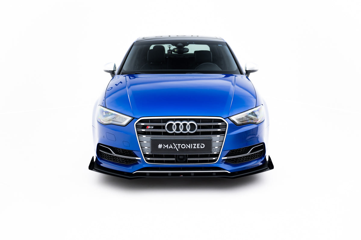 Street Pro Front Splitter + Flaps Audi S3 / A3 S-Line Sedan 8V