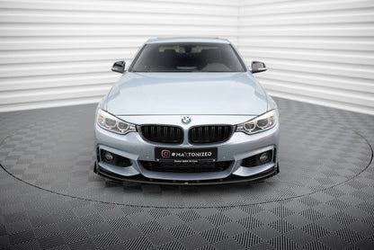 Street Pro Front Splitter + Flaps BMW 4 Coupe / Gran Coupe / Cabrio M-Pack F32 / F36 / F33